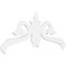 Ekena Millwork Pitch Florence Architectural Grade PVC Gable Pediment, 60"W x 27 1/2"H x 1"P (11/12) GPP060X028X100FLO - alternate 1